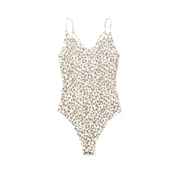 American Eagle V-Neck Animal Print Bodysuit NWOT - Picture 4 of 4